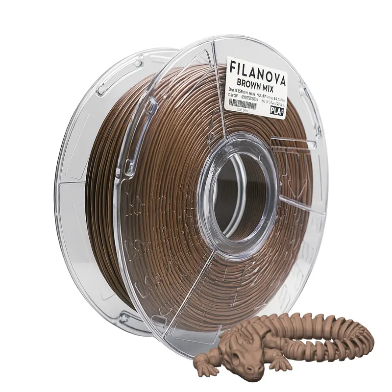 Filanova PLA 1kg - Brown Mix